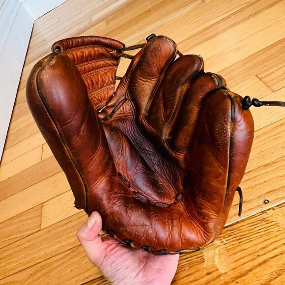 Vintage MICKEY MANTLE Rawlings Signature Model MM9 Baseball RHT Glove NY Yankee - Picture 3 of 16